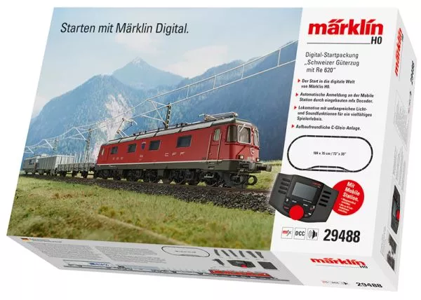 MÄRKLIN 29488 Digital-Startp.CH Güterzug m.