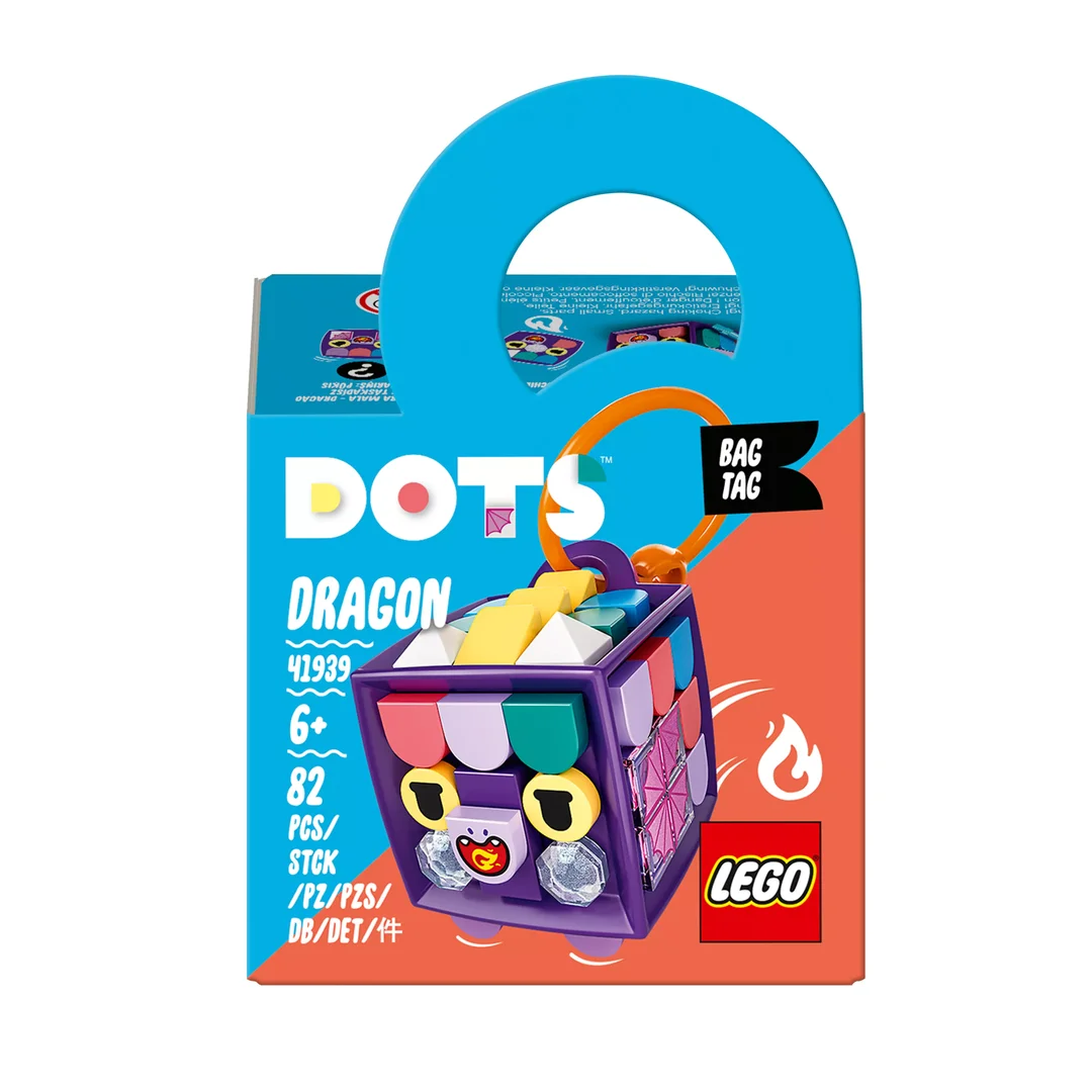 LEGO® DOTS Bag Tag Dragon 41939