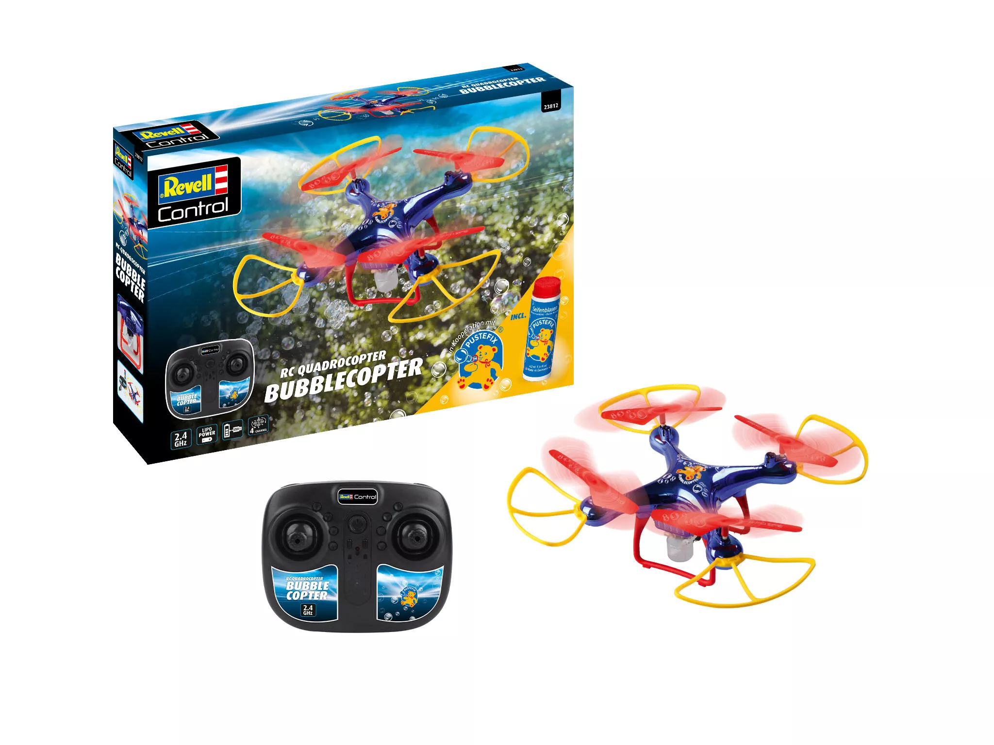 Revell 23812 RC Quadrocopter "Bubblecopter" Revell Control Ferngesteuerte Drohne
