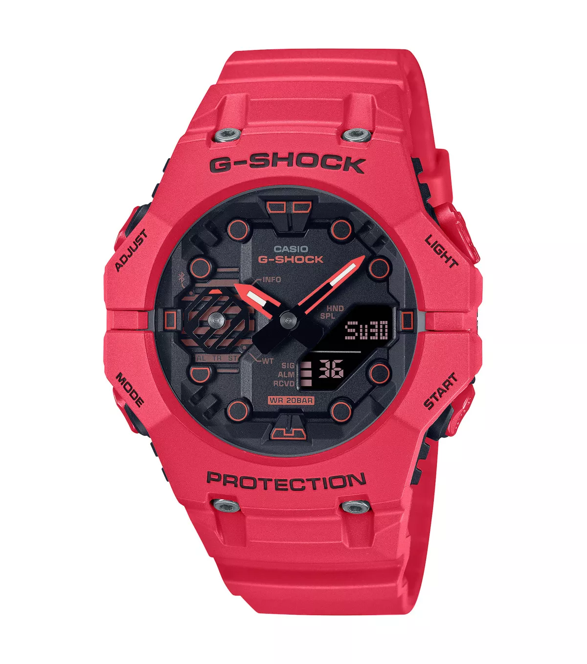 CASIO GA-B001-4AER uhr, G-Shock protection, rot