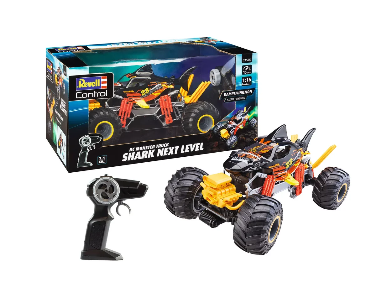 Revell 24555 RC Monster Truck "Shark Next Level" Revell Control Ferngesteuertes Auto