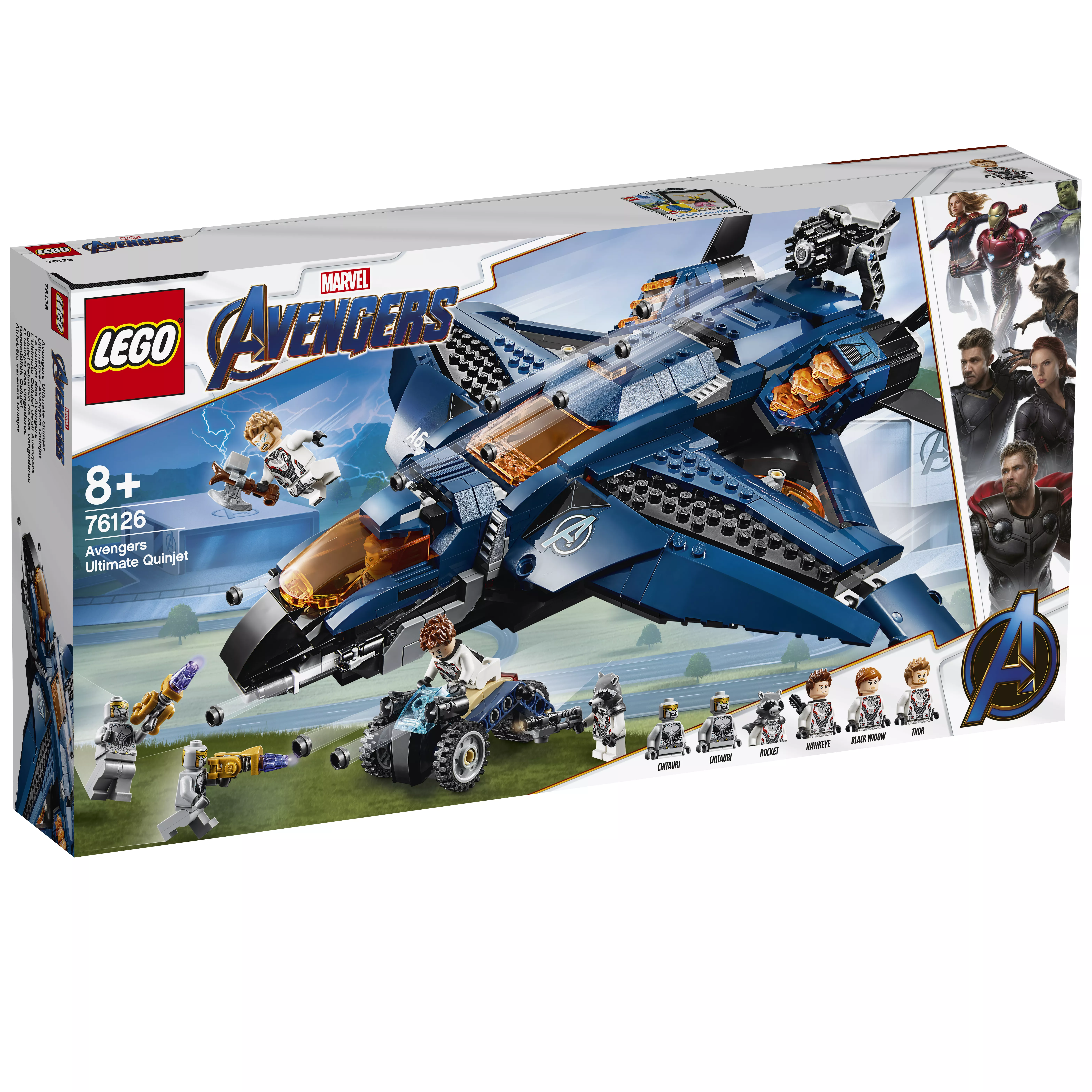 LEGO Marvel Avengers Ultimativer Avengers-Quinjet - 76126