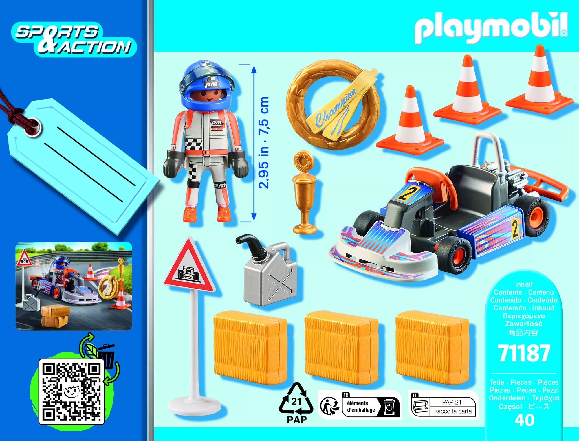 PLAYMOBIL 71187 Racing-Kart