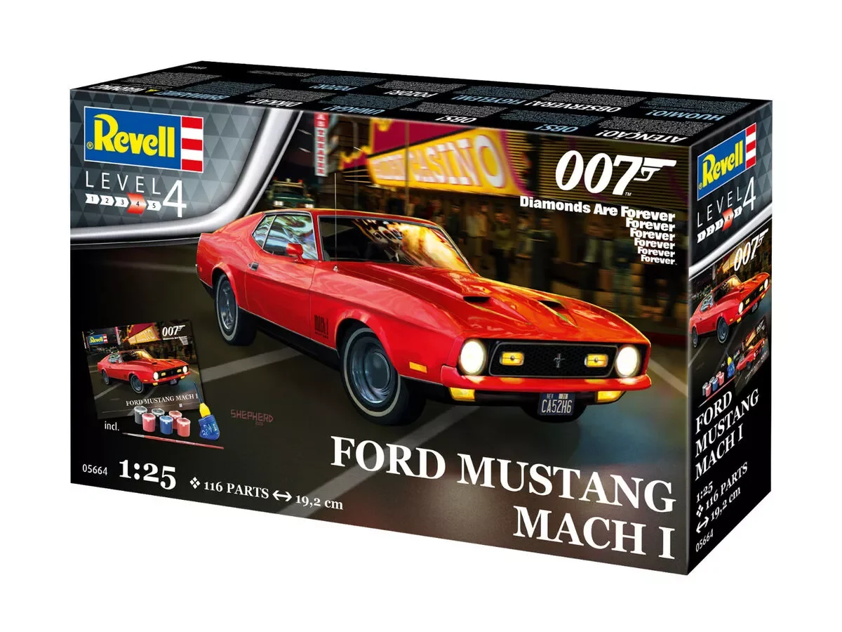 Revell 05664 Geschenkset James Bond Ford Must 1:24