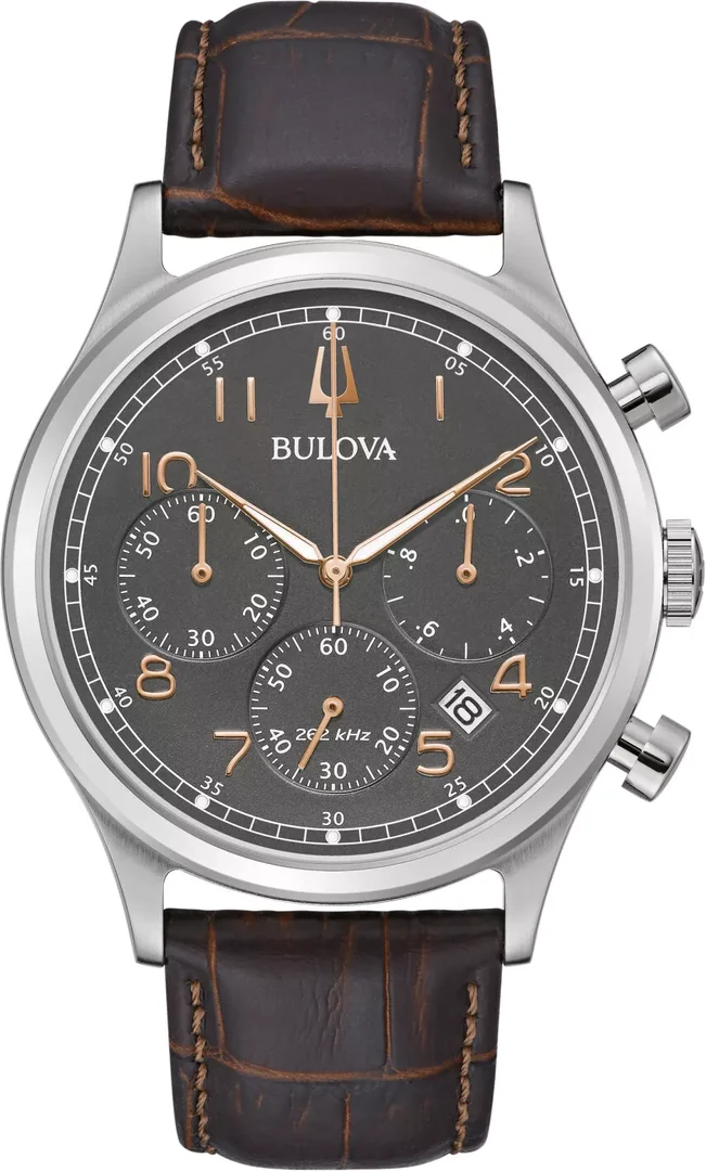 BULOVA 96B356 Uhr Classic Chrono Schwarz Herren 