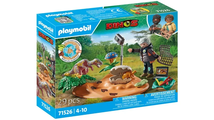 PLAYMOBIL 71526 Stegosaurusnest Mit Eierdieb