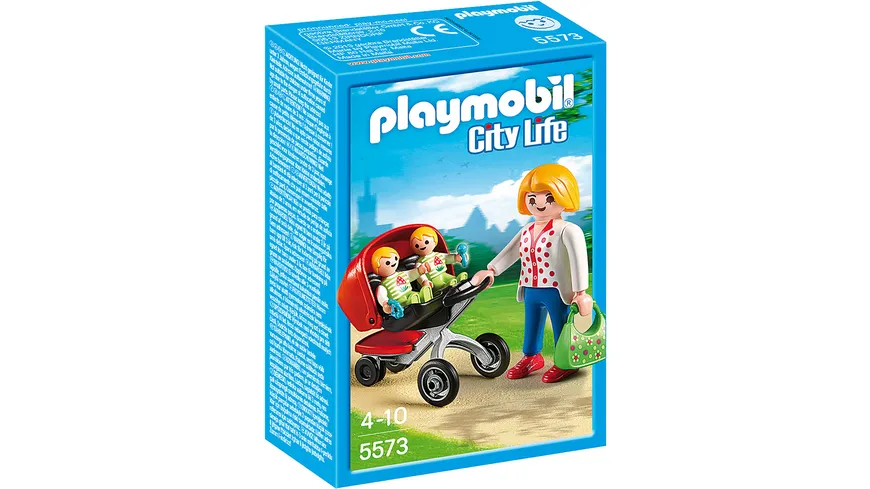 PLAYMOBIL 5573 Playmobil Zwillingskinderwagen