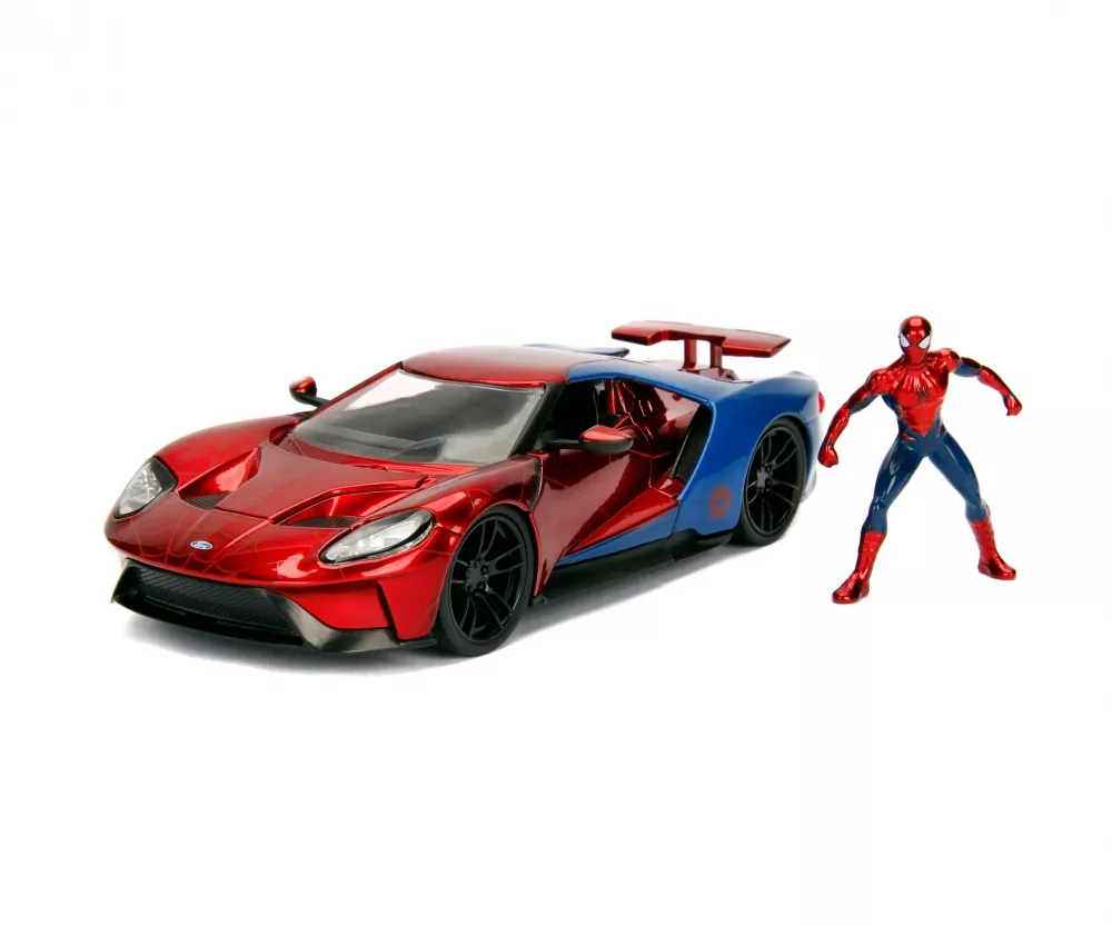 JADA 253225002 Marvel Spider-Man 2017 Ford GT 1:24