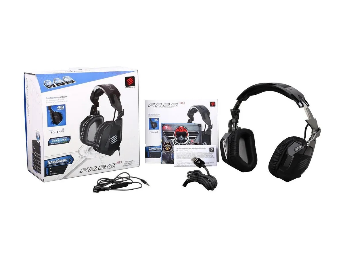 Mad Catz F.R.E.Q. 4D Gaming Headset PC/Mac/XBOX/Smart Usado (MCB434080002/02/1)