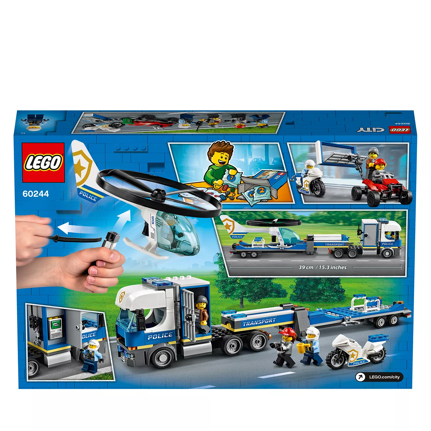 LEGO City Polizeihubschrauber-Transport