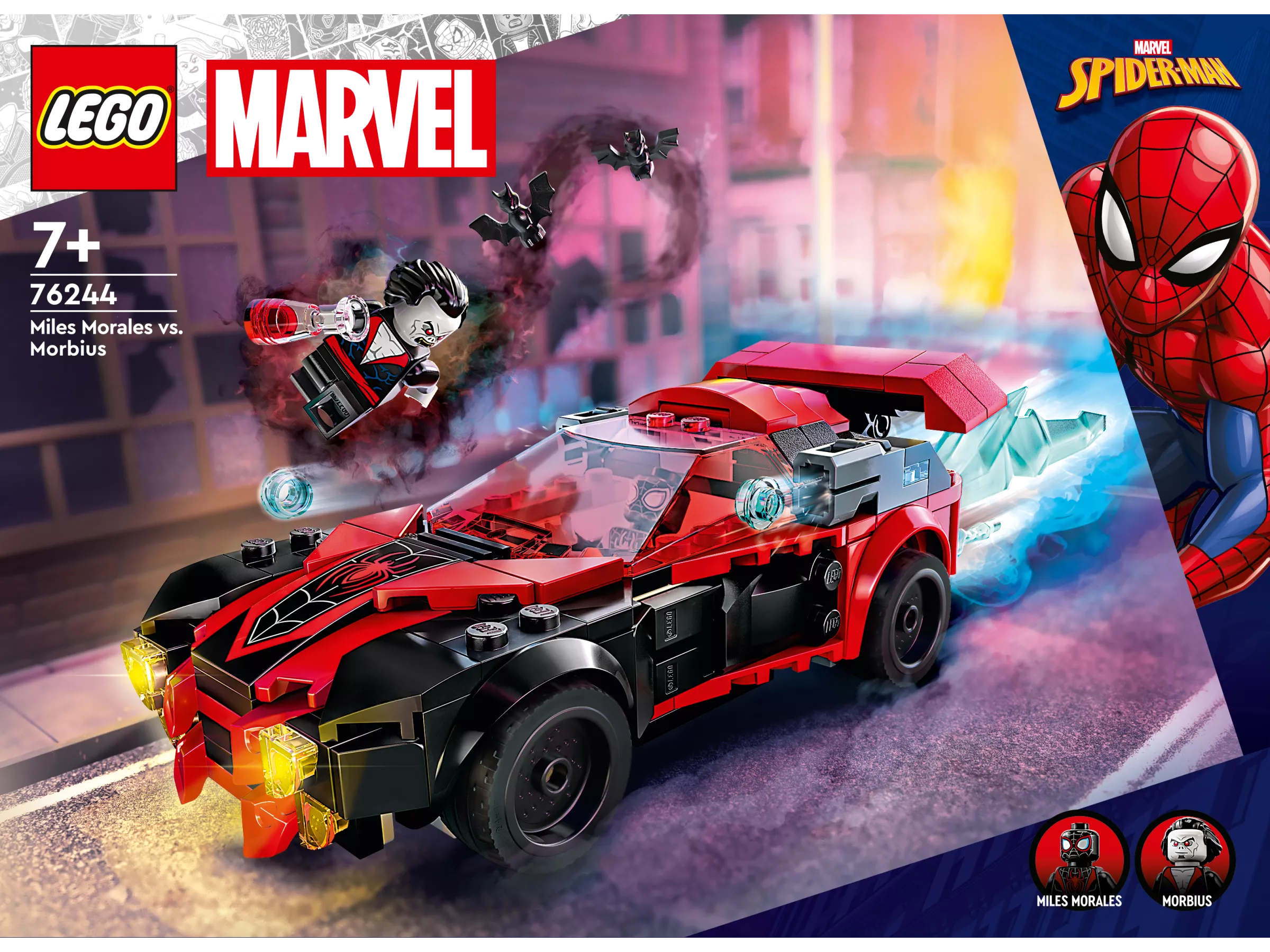 LEGO 76244 Miles Morales vs. Morbius
