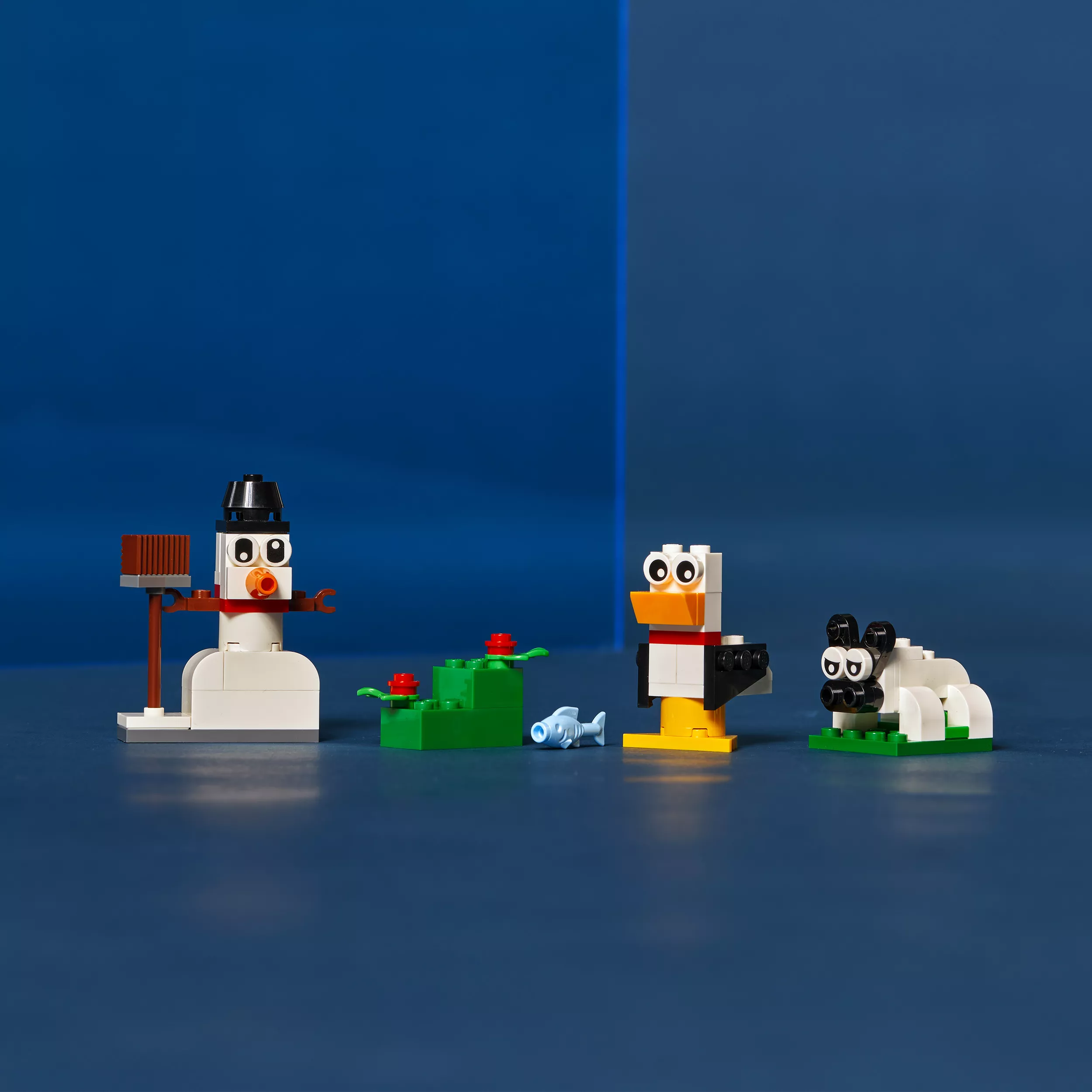 LEGO 11012 Classic Kreativ-Bauset mit weißen Steinen