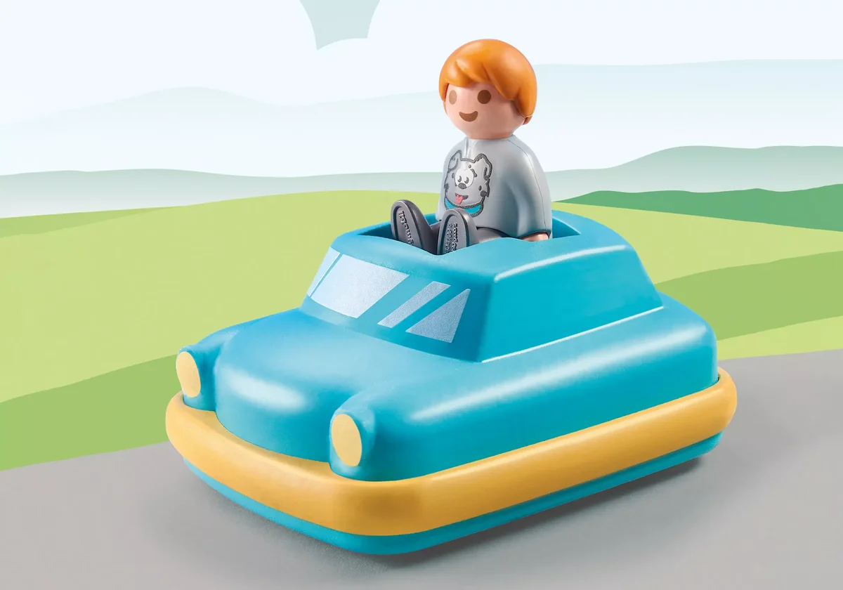 Playmobil 71323 1.2.3: Push & Go Car 1.2.3