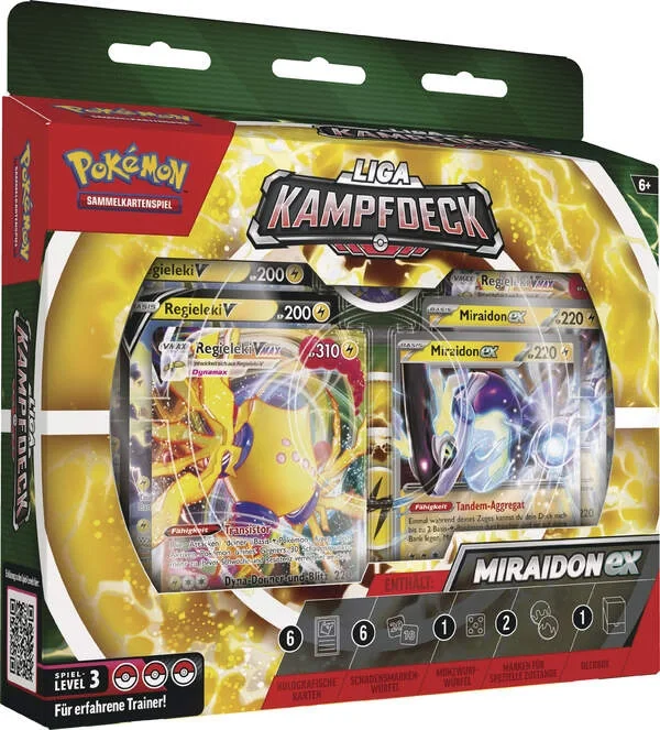 Pokemon 45528 Liga-Kampfdeck Miraidon EX DE