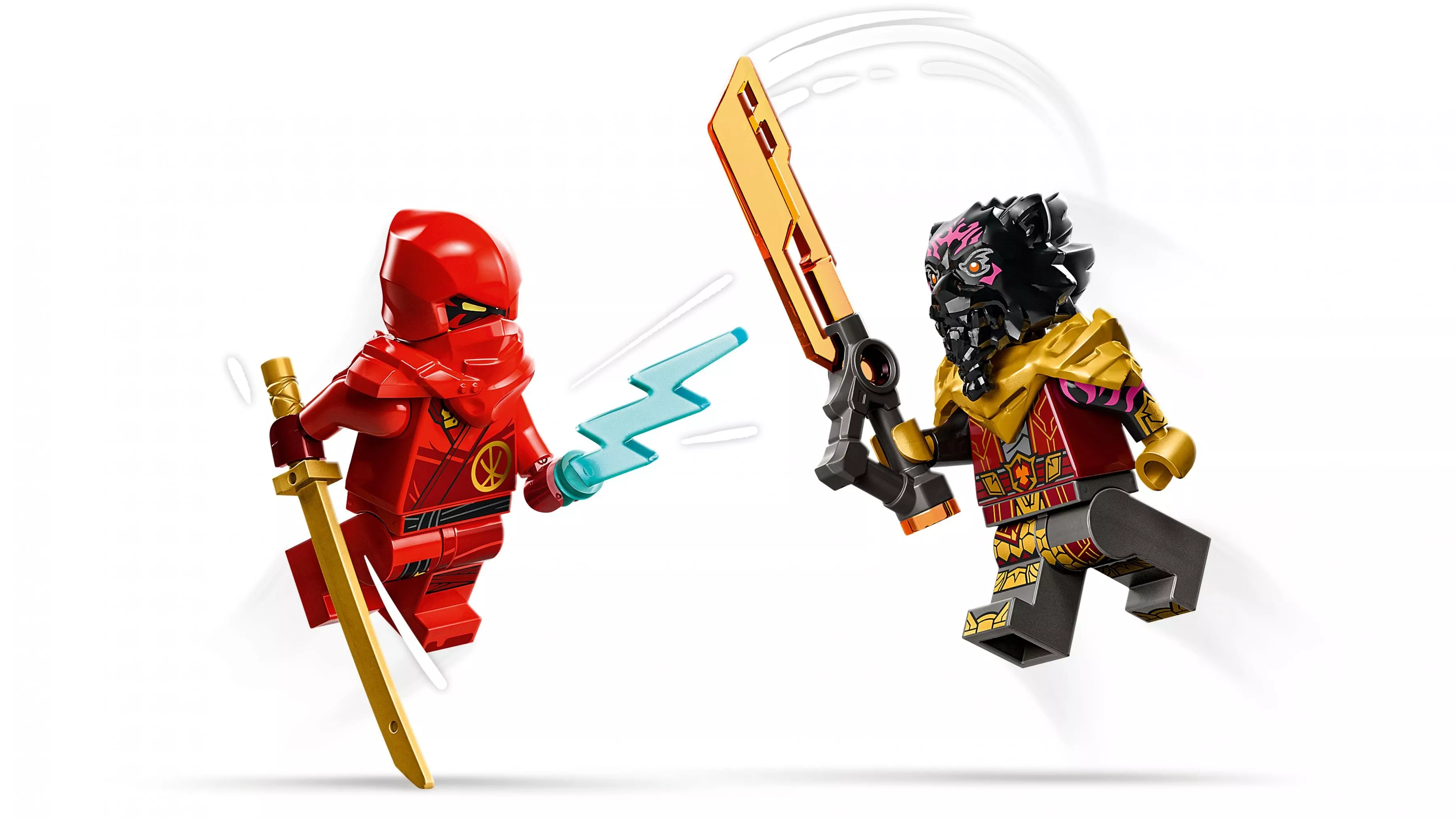 LEGO 71789 Ninjago Verfolgungsjagd mit Kais Flitzer und Ras‘ Motorrad