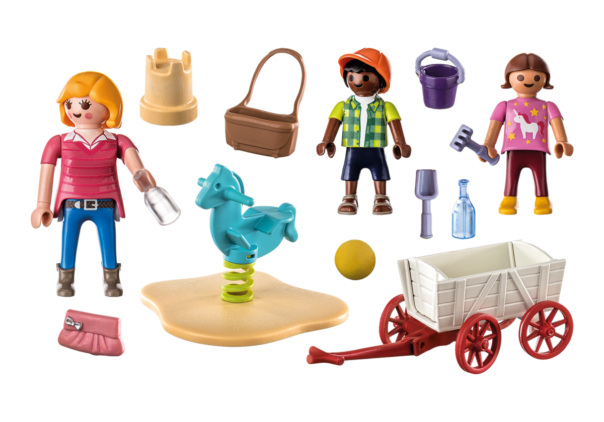 PLAYMOBIL 71258 Starter Pack Erzieherin mit Bollerwagen PLAYMOBIL 71258