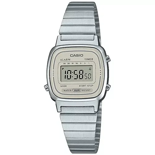 CASIO LA670WEA-8AEF Casio Vintage Silber/Creme