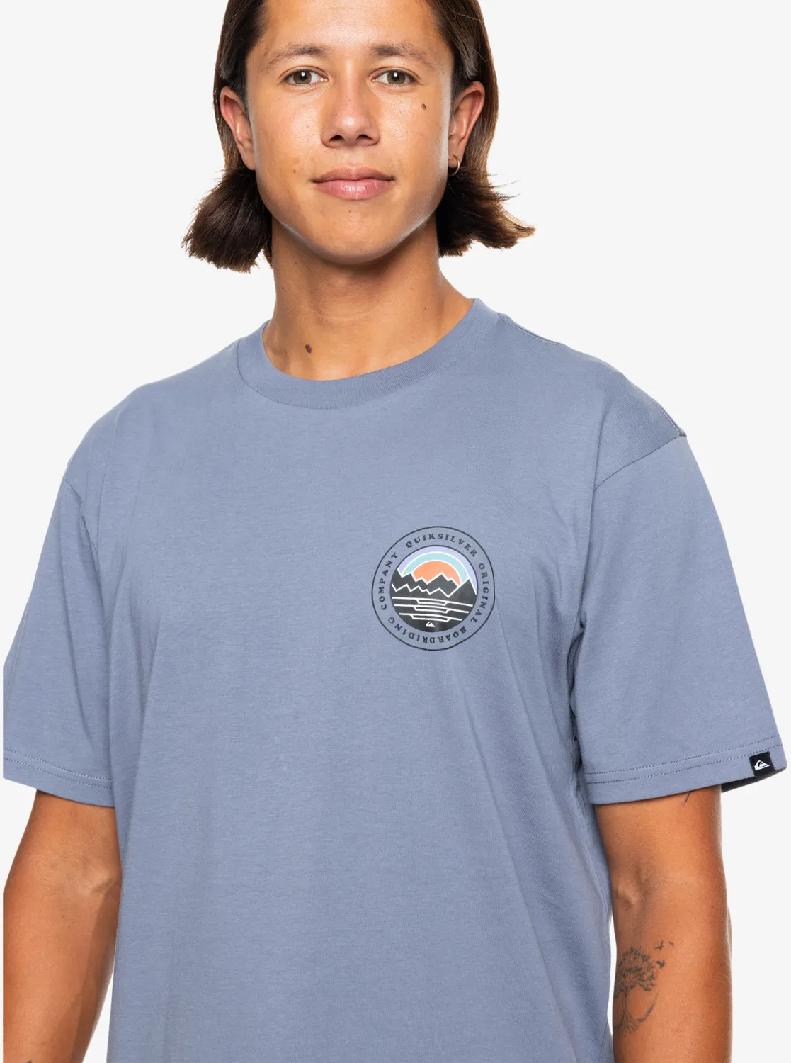 Quiksilver Landscapes - T-Shirt für Männer Denim GR. L