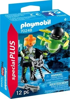 PLAYMOBIL 70248 Agent Mit Drohne