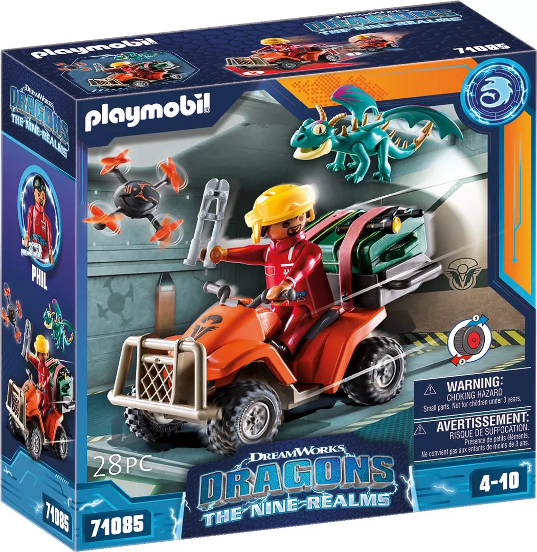 PLAYMOBIL 71085 Dragons: The Nine Realms - Icaris Quad & Phil