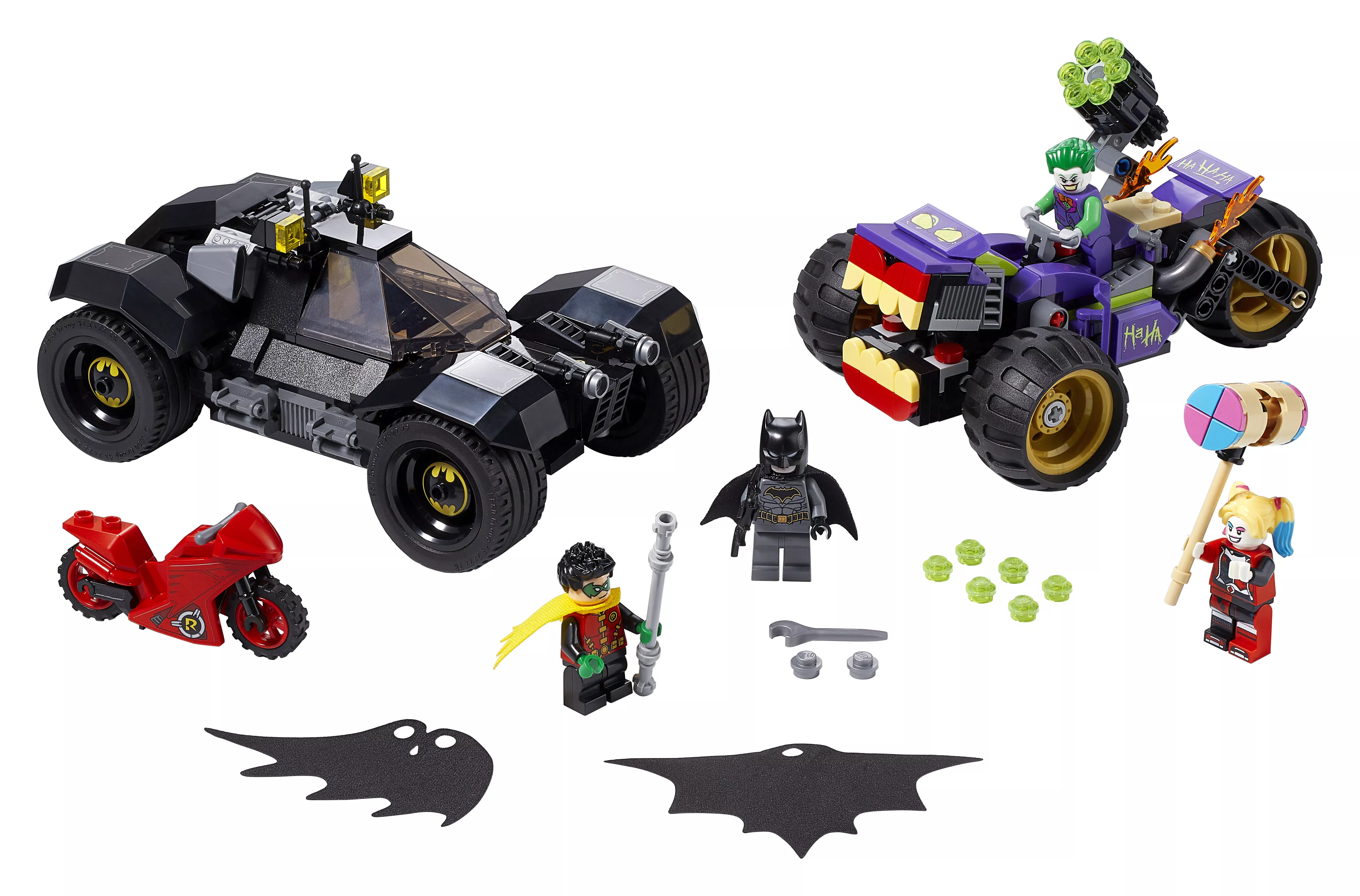 LEGO DC Comics Super Heroes Jokers Trike-Verfolgungsjagd