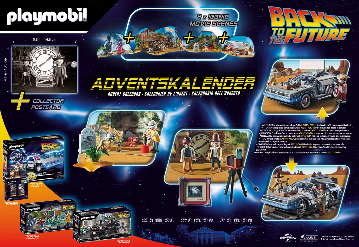 PLAYMOBIL 70576 Adventskalender "Back to the Future Part III"