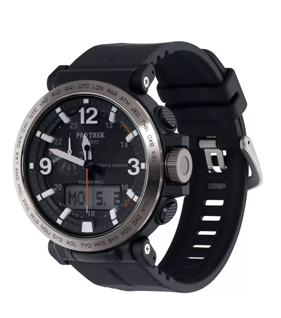 CASIO PRW-6611Y-1ER Uhr, Pro Trek, Schwarz