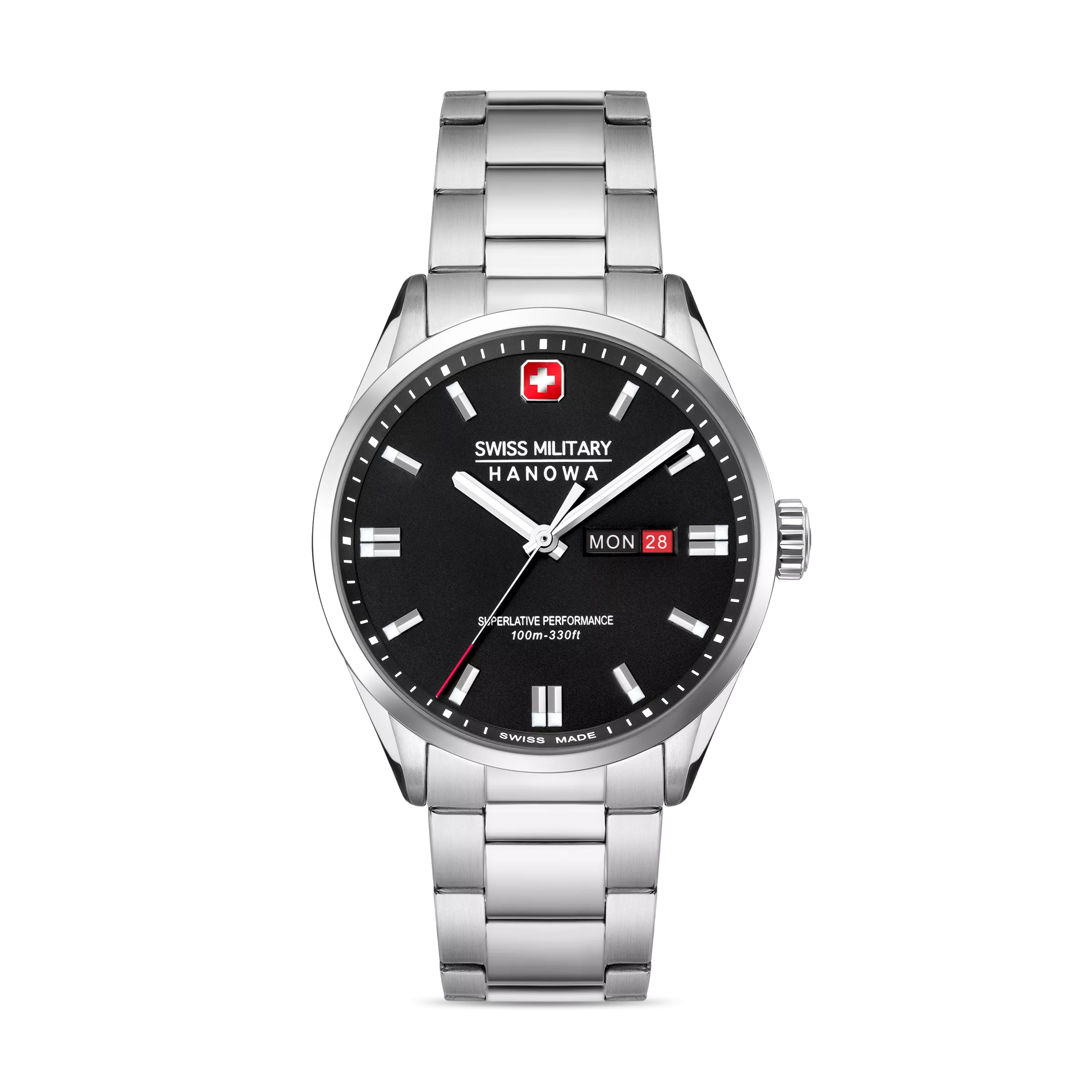 Swiss Military Hanowa Edelstahl Silber SMWGH0001601 Uhr