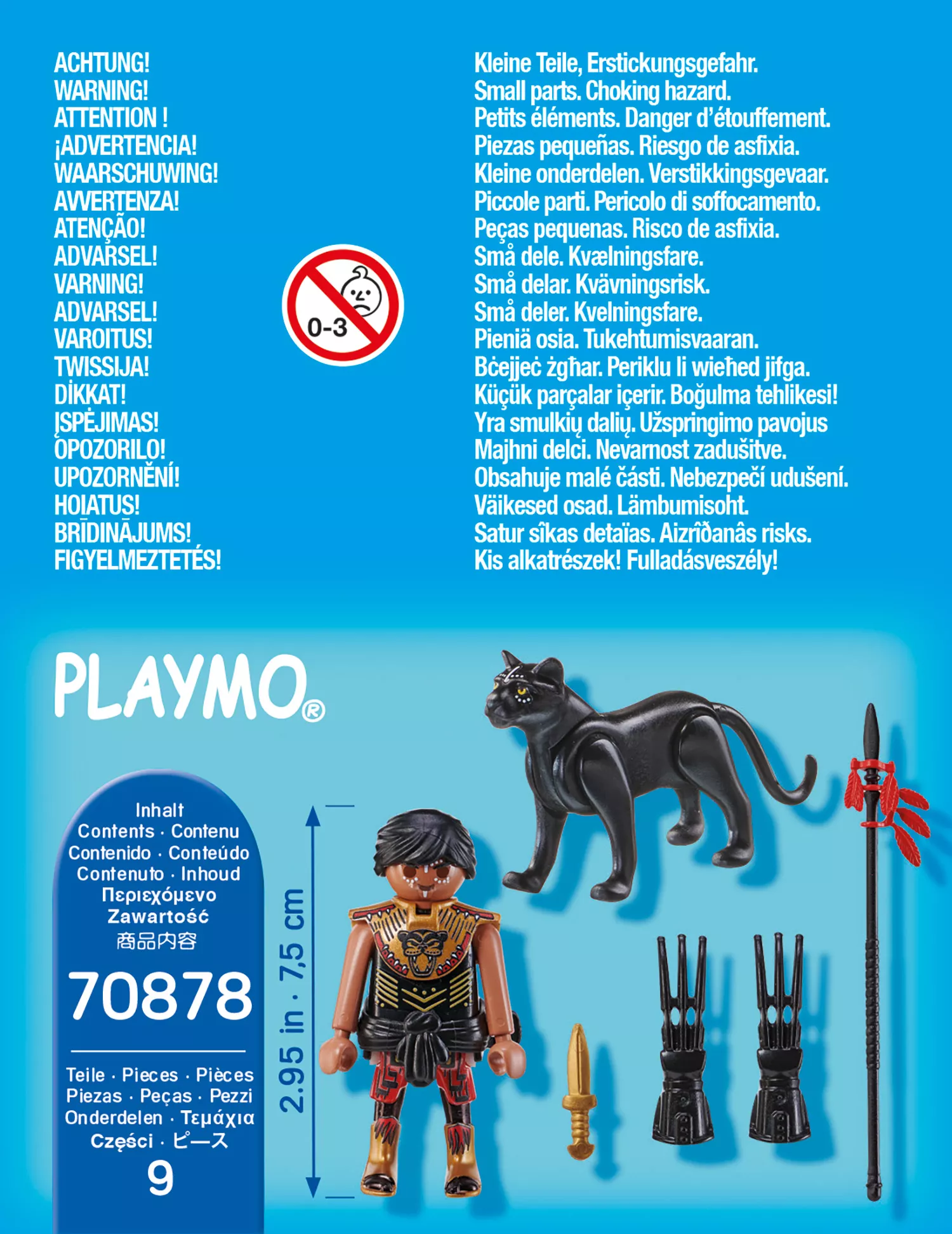 PLAYMOBIL 70878 Krieger mit Panther