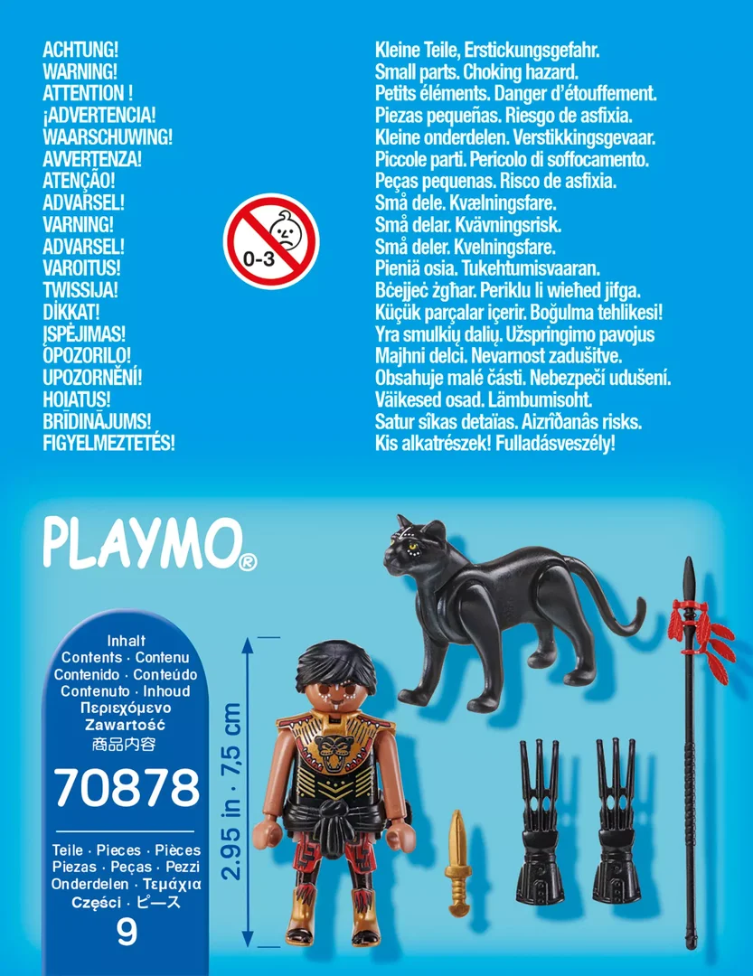 PLAYMOBIL 70878 Krieger mit Panther