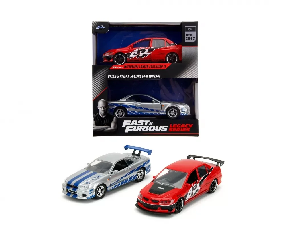 JADA 253202019 Fast & Furious Twin Pack 1:32 Wave 4/2