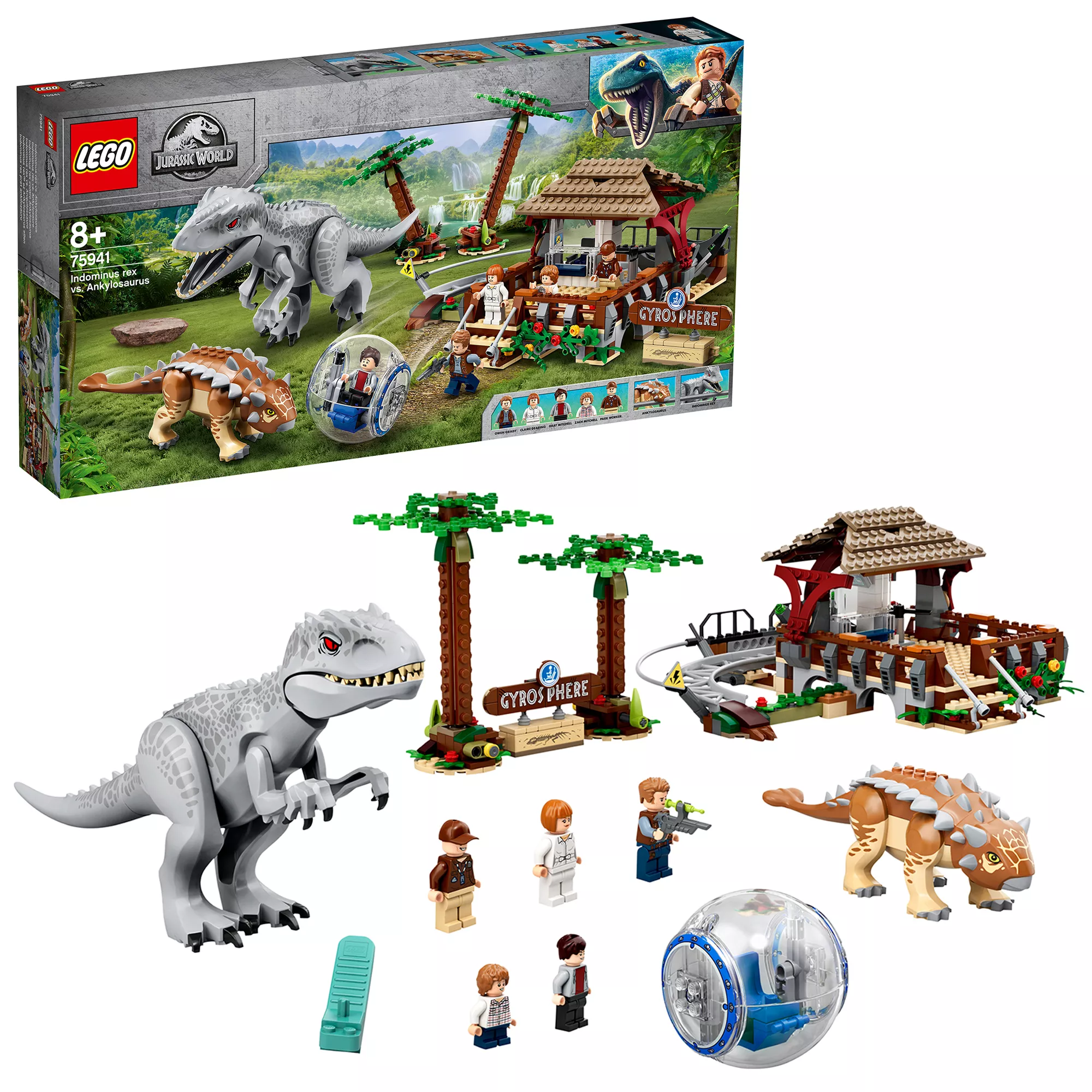 LEGO Jurassic World Indominus Rex vs. Ankylosaurus​