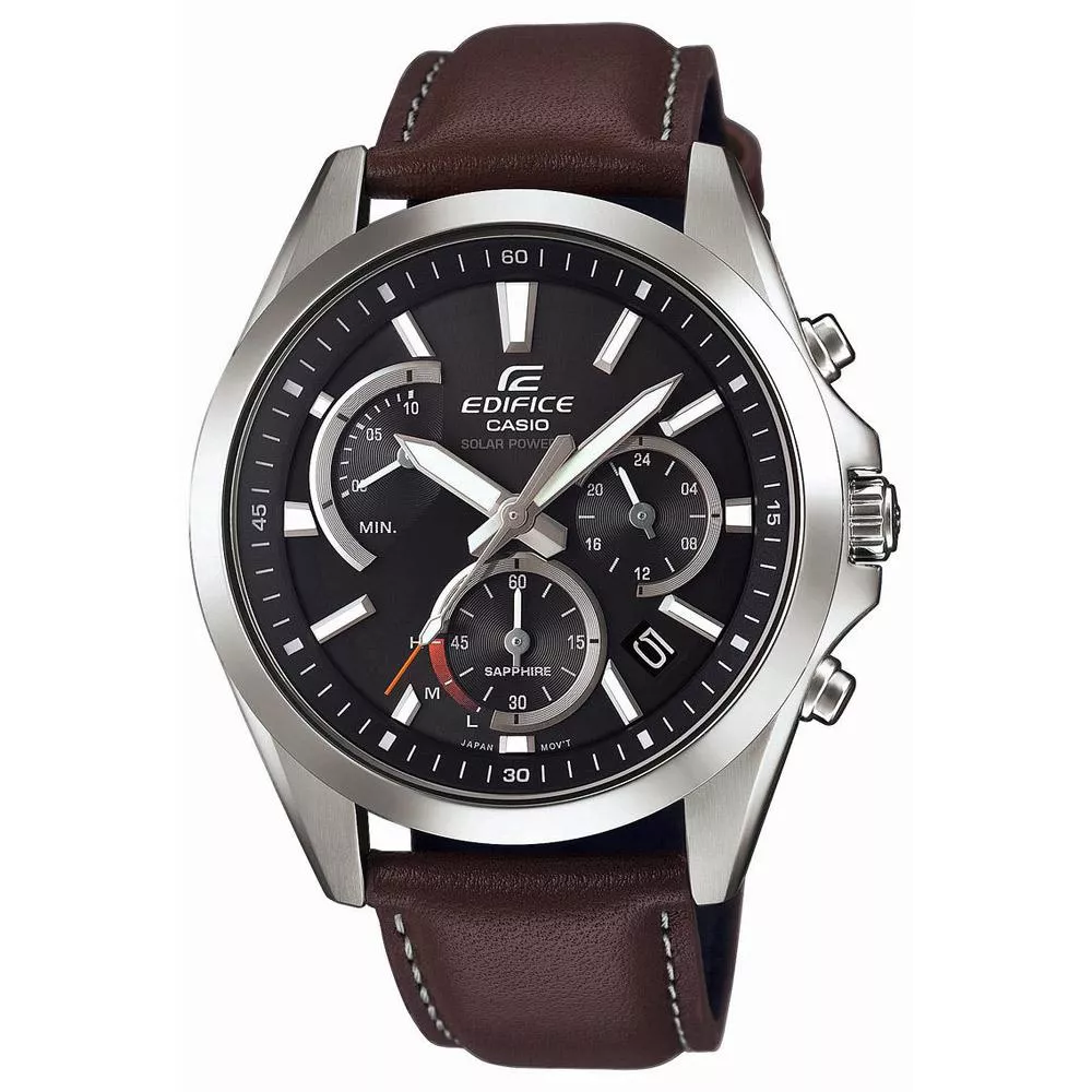 CASIO EFS-S630BL-5AVUEF Uhr, Edifice, Solar, Chrono, Bk/R