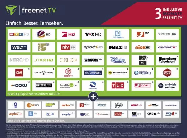 Freenet TV CI+ Modul 3 Monate