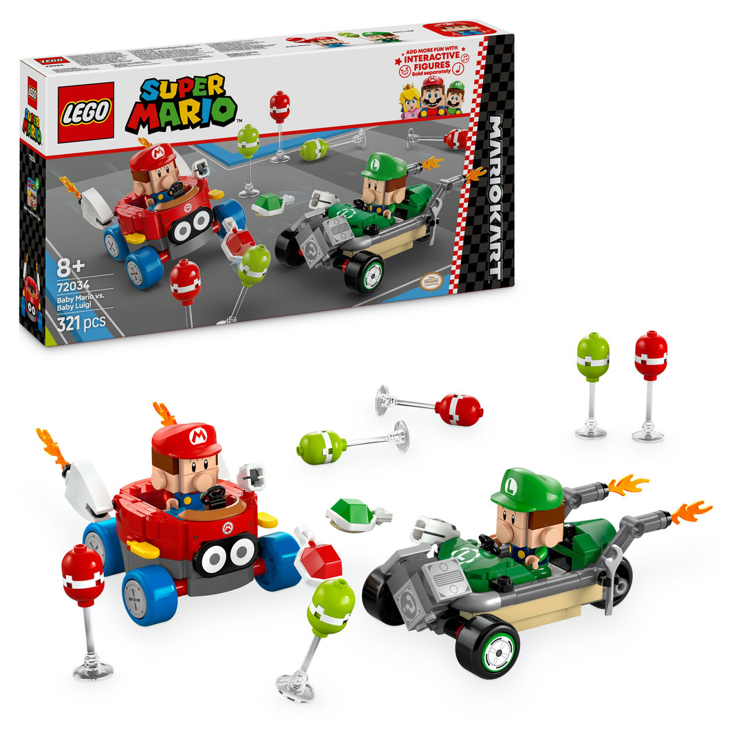 LEGO® Super Mario™ 72034 Baby Mario vs. Baby Luigi