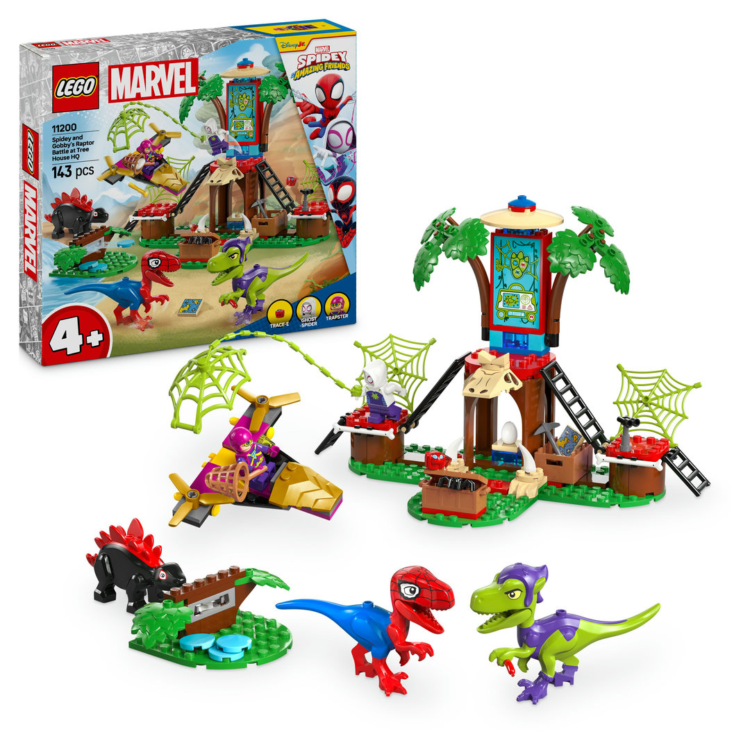 LEGO® Spidey und seine Superfreunde 11200 Showdown am Baumhaus: Spidey-Rex vs. Gobby-Raptor