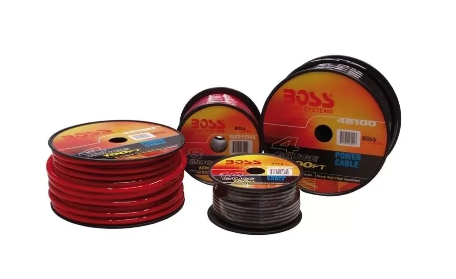 Boss Audio 10R500 Rot 10 Gauge Power Kabel (152,4 m, 500 Füße)