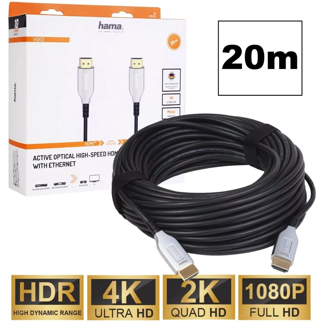 Hama HDMI KABEL AOC 20M 205276