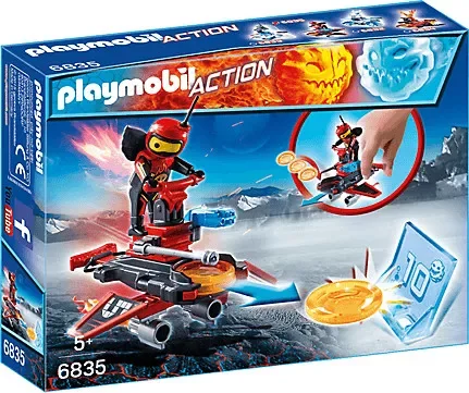 PLAYMOBIL 6835 Action - Firebot mit Disc-Shooter