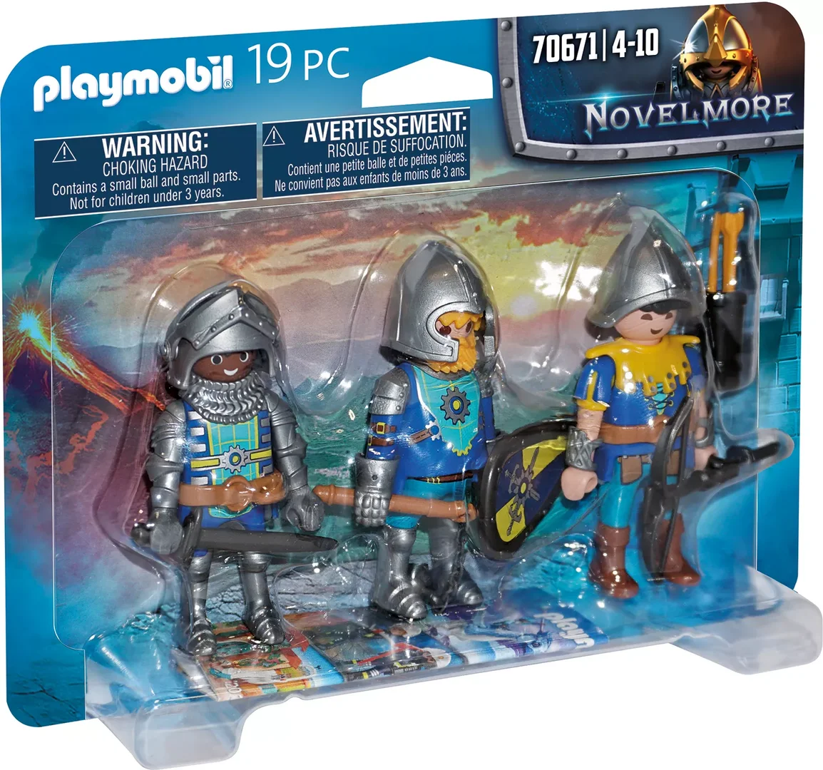 PLAYMOBIL 70671 3er Set Novelmore Ritter