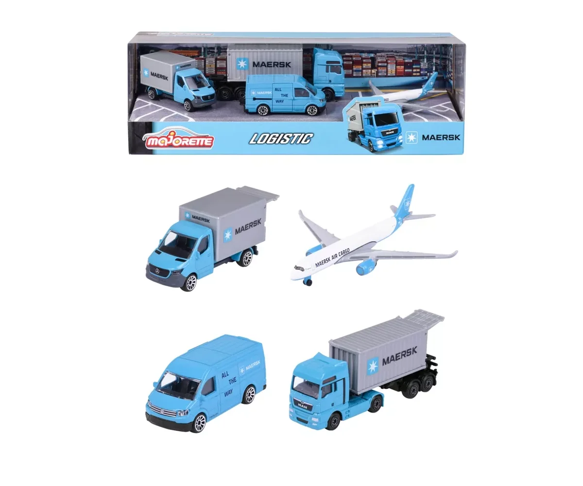 Majorette MAERSK 4 Pieces Giftpack (212057290)