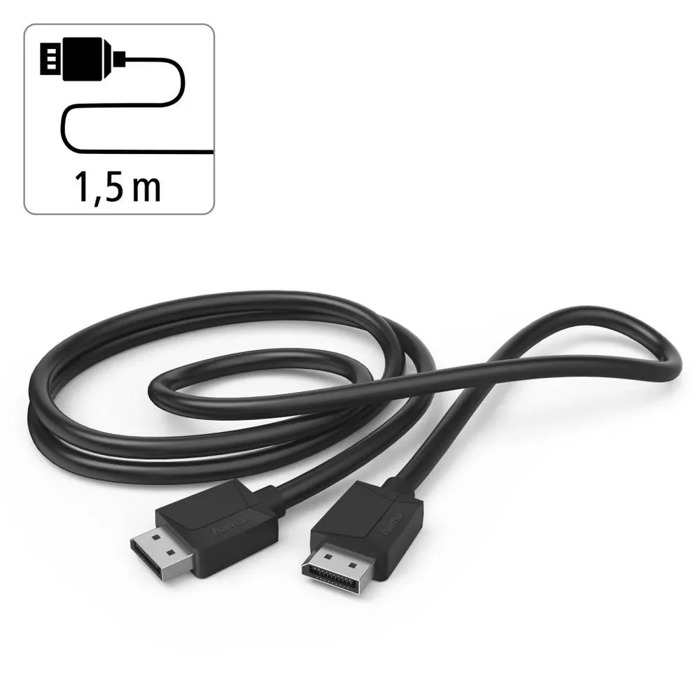 Hama DisplayPort-K., DP 1.2, 4K, 3m 200697