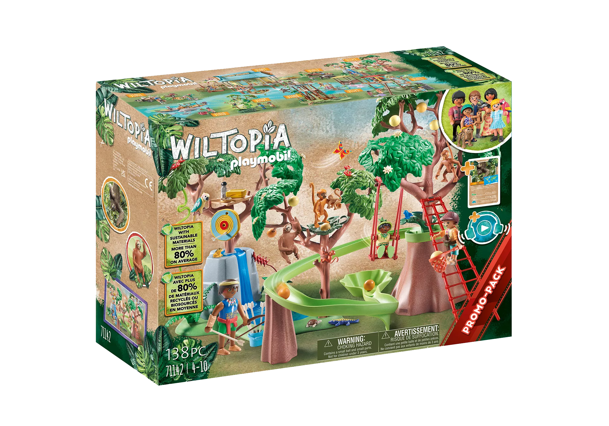 PLAYMOBIL 71142 Wiltopia - Tropischer Dschungel-Spielplatz