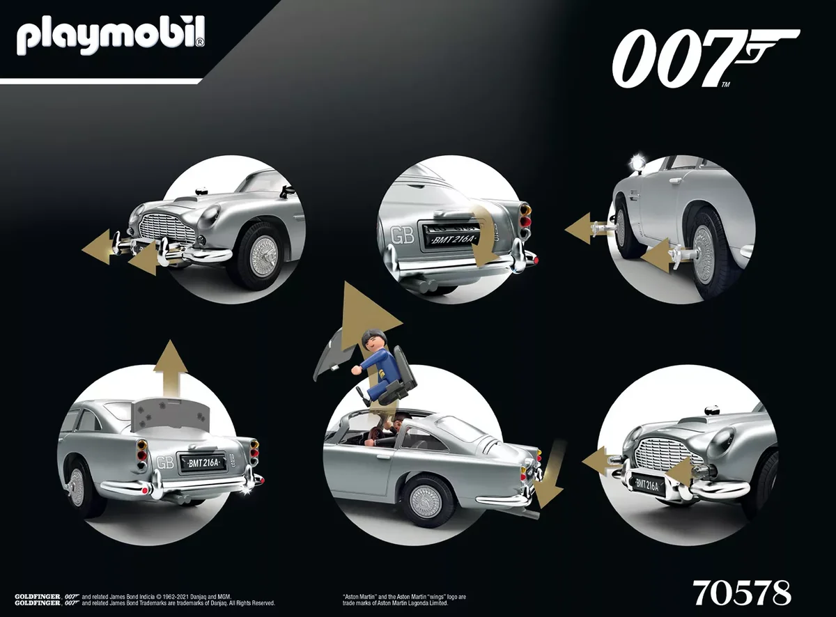 PLAYMOBIL 70578 James Bond Aston Martin DB5 - Goldfinger Edition