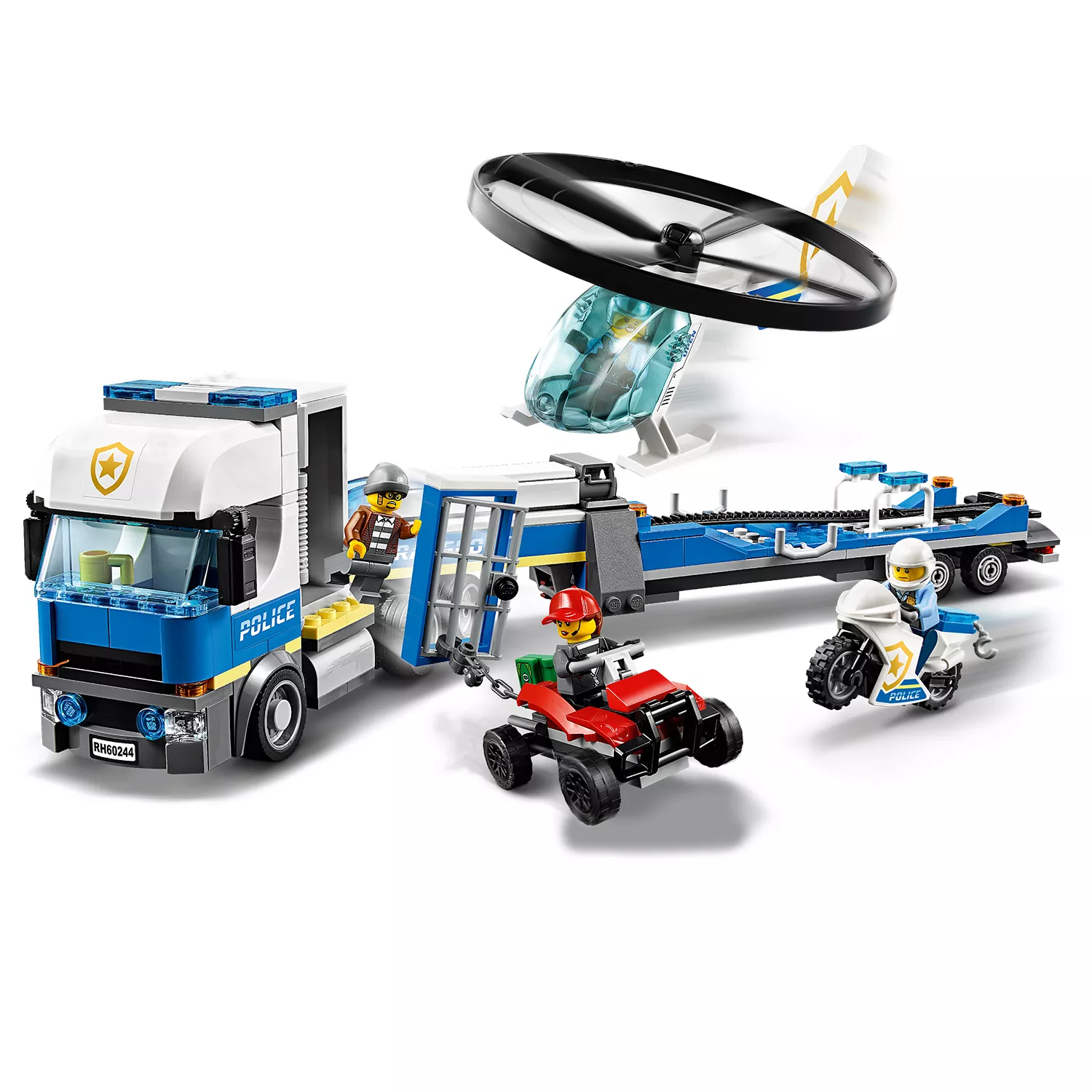 LEGO City Polizeihubschrauber-Transport