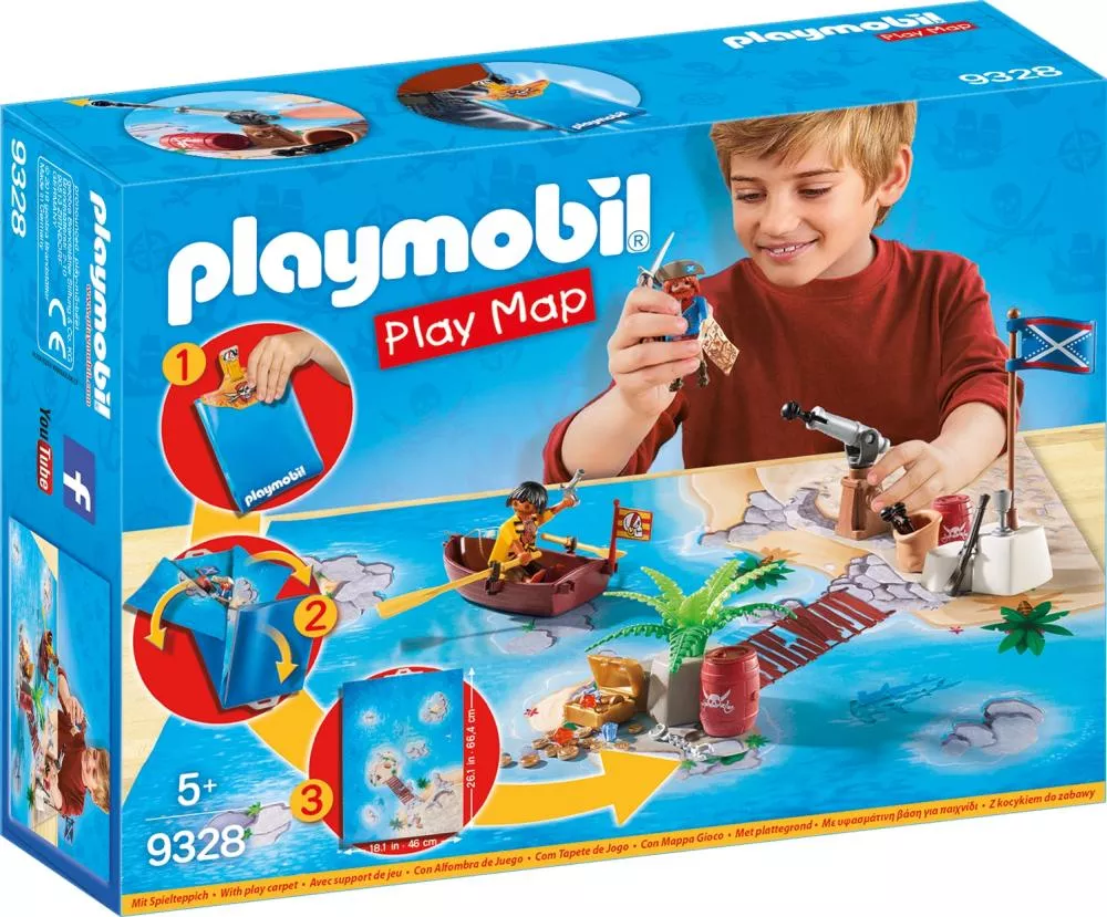 PLAYMOBIL 9328 Play Map Piraten