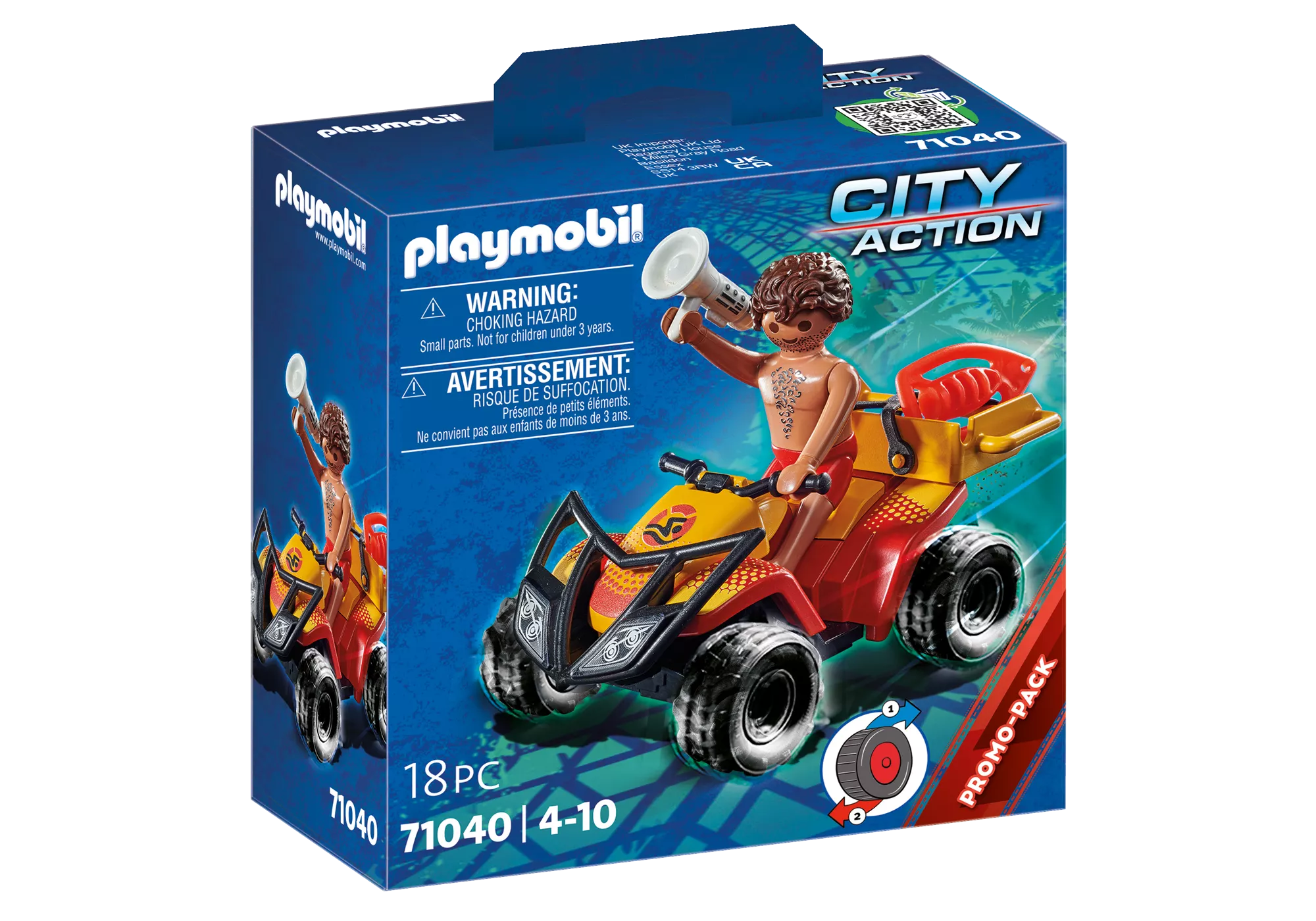 PLAYMOBIL 71040 Rettungsschwimmer-Quad