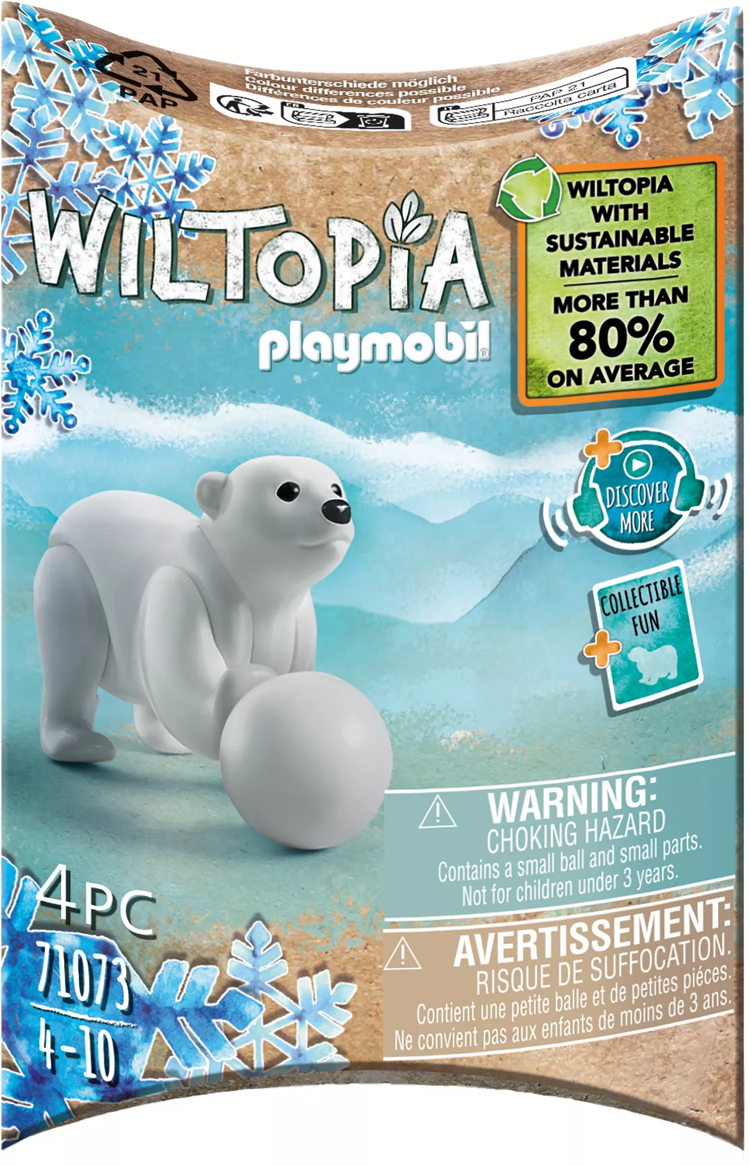 PLAYMOBIL 71073 Wiltopia - Junger Eisbär