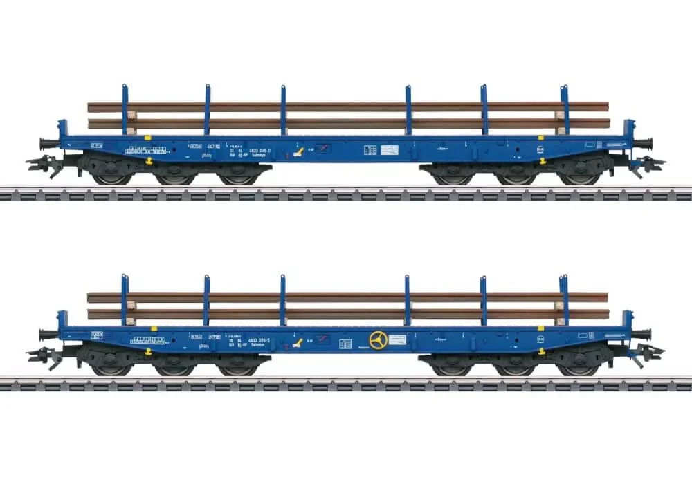 Märklin H0 Schwerlastwagen-Set Schienentransport 48659