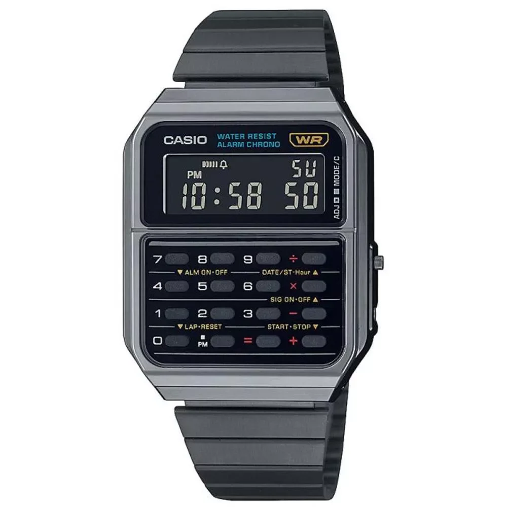 CASIO CA-500WEGG-1BEF Uhr, Casio Collection, Schwarz